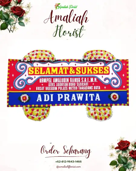 Papan Bunga Ucapan Selamat Sungai Kunyit
